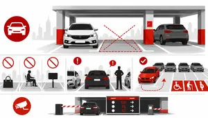Infografis Etika Parkir untuk Cegah Keributan
