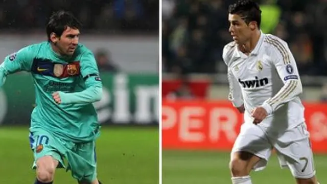 Ikon El Clasico, Messi dan Ronaldo (c) AFP