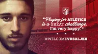 Bek Kroasia, Sime Vrsaljko, resmi pindah ke Atletico Madrid pada Selasa (5/7/2016). (dok. Atletico Madrid)