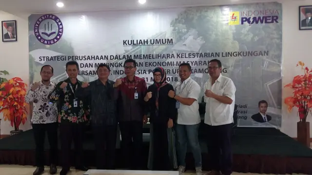 GM PT Indonesia Power UPJP Kamojang Budi Wibowo Kuliah Terbuka