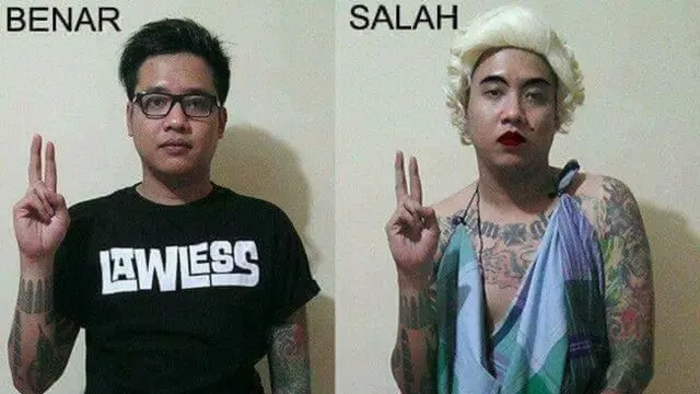 Tutorial pakai Sarung Ini Bikin Ketawa Ngakak