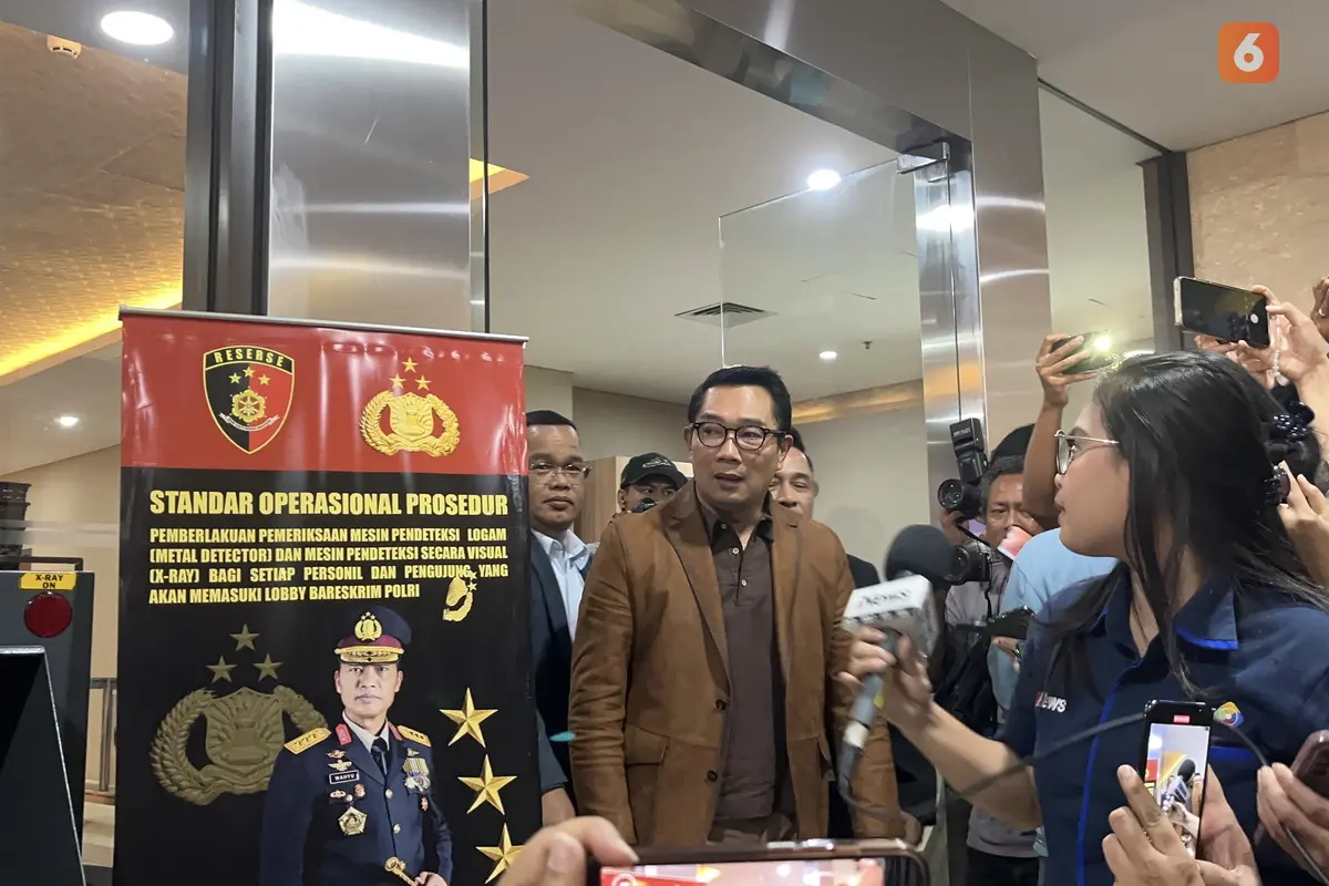 Ridwan Kamil tes DNA di Bareskrim Polri