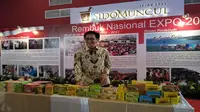 Direktur PT Sido Muncul Irwan Hidayat di stand Sido Muncul di JIExpo Kemayoran, Jakarta.(Liputan6.com/Septian Deny)
