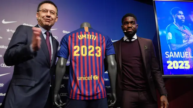 Samuel Umtiti Perpanjang Kontrak di Barcelona