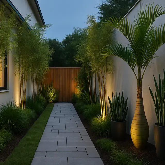 Model Taman Belakang Rumah Minimalis/Ilustrasi gambar AI