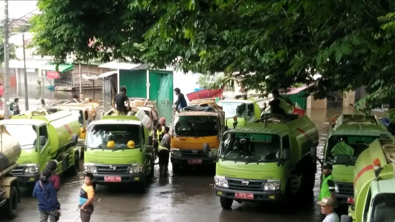 Banjir di Tangerang Berangsur Surut