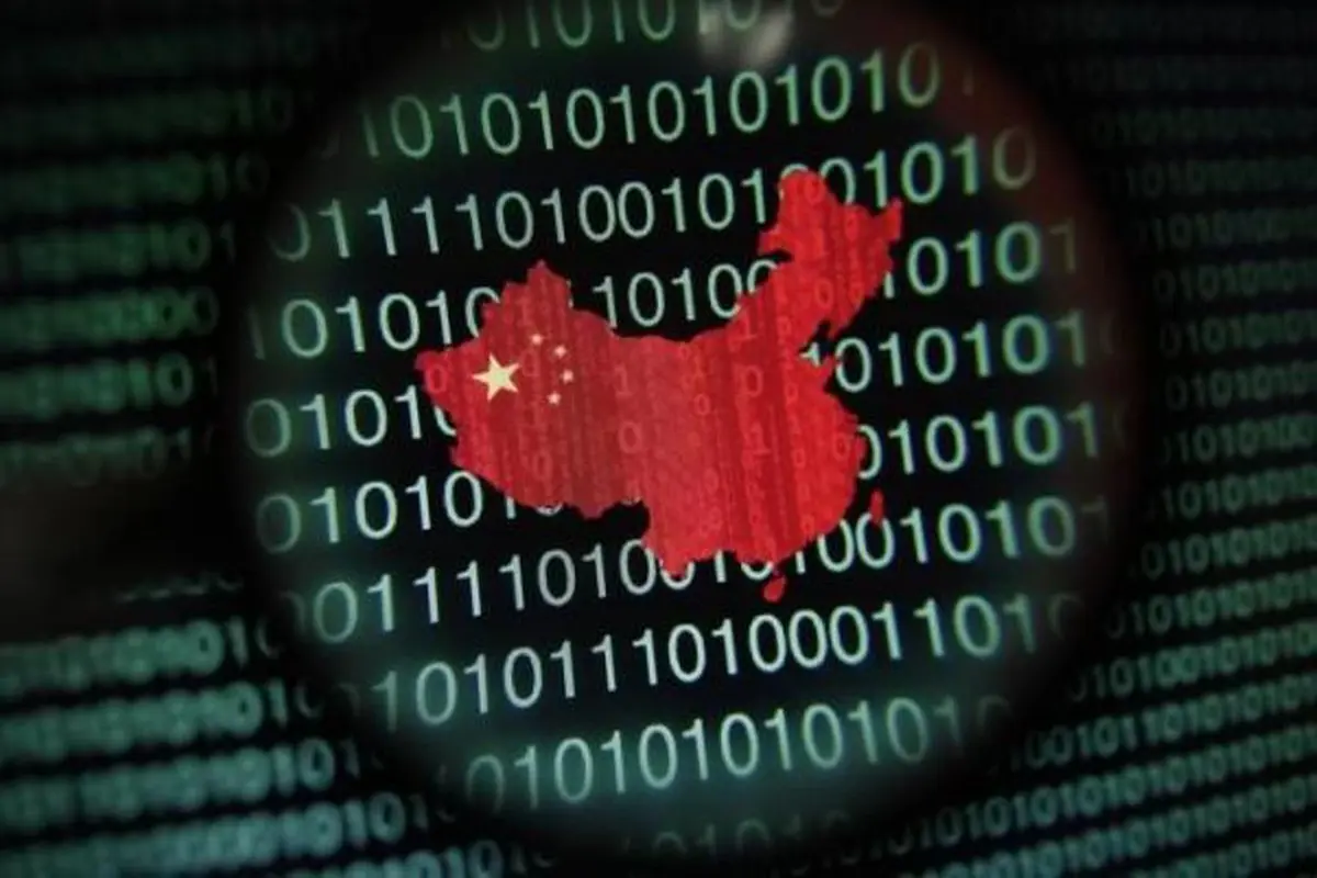 Ilustrasi sensor internet di China
