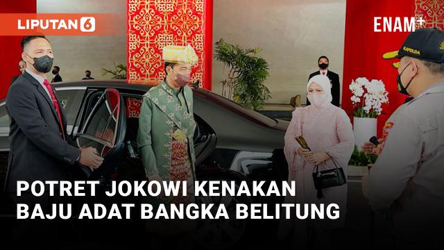 Pidato Kenegaraan 16 Agustus, Jokowi Kenakan Pakaian Adat Bangka Belitung