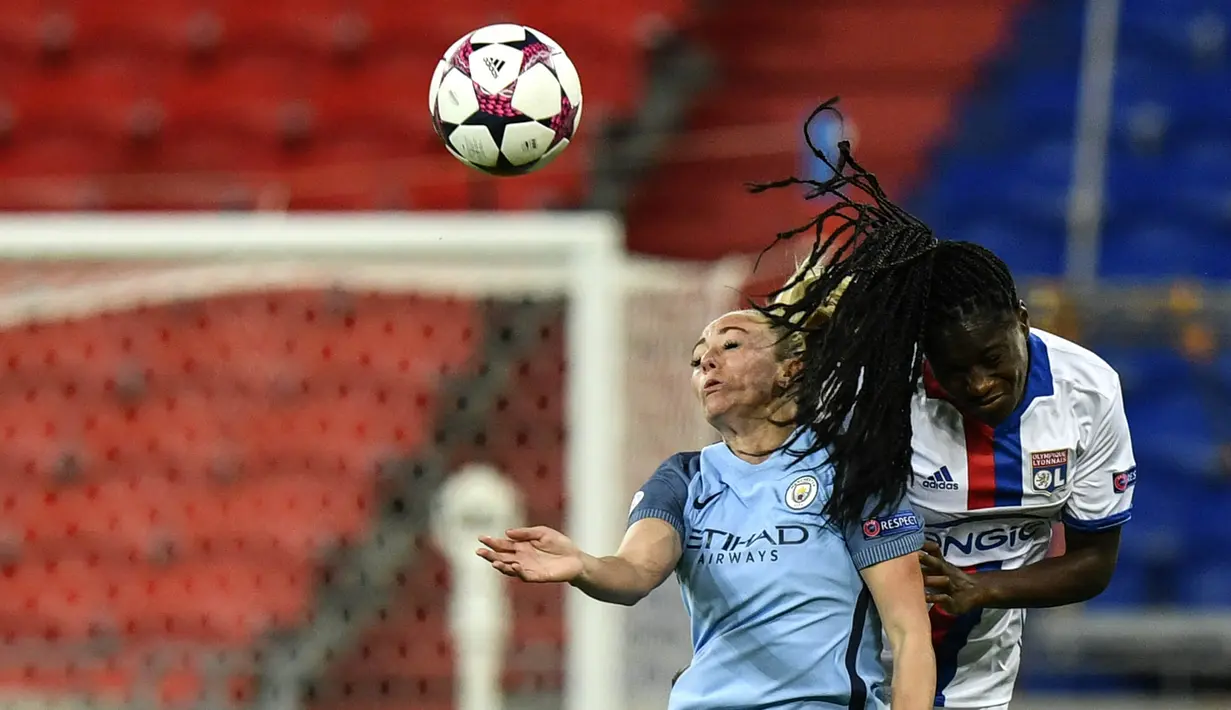 Sebelumnya Duggan membela Manchester City selama empat musim. Dia mencetak 15 gol dalam 47 penampilan. (AFP/Jeff Pachoud)