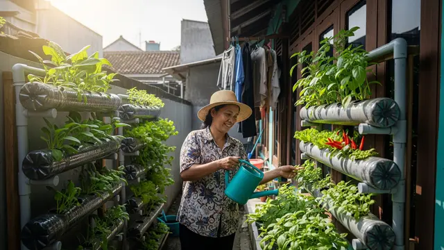 Cara Memulai Sistem Pangan Mandiri untuk Ibu Rumah Tangga di Lahan Terbatas