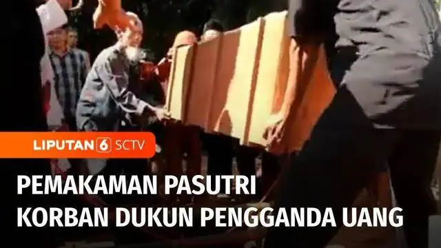 Pasangan suami istri asal Pesawaran, Lampung, yang jadi korban pembunuhan dukun pengganda uang Slamet Tohari di Banjarnegara, Jawa Tengah, dimakamkan di kampung halamannya.