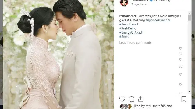 Reino Barack dan Syahrini