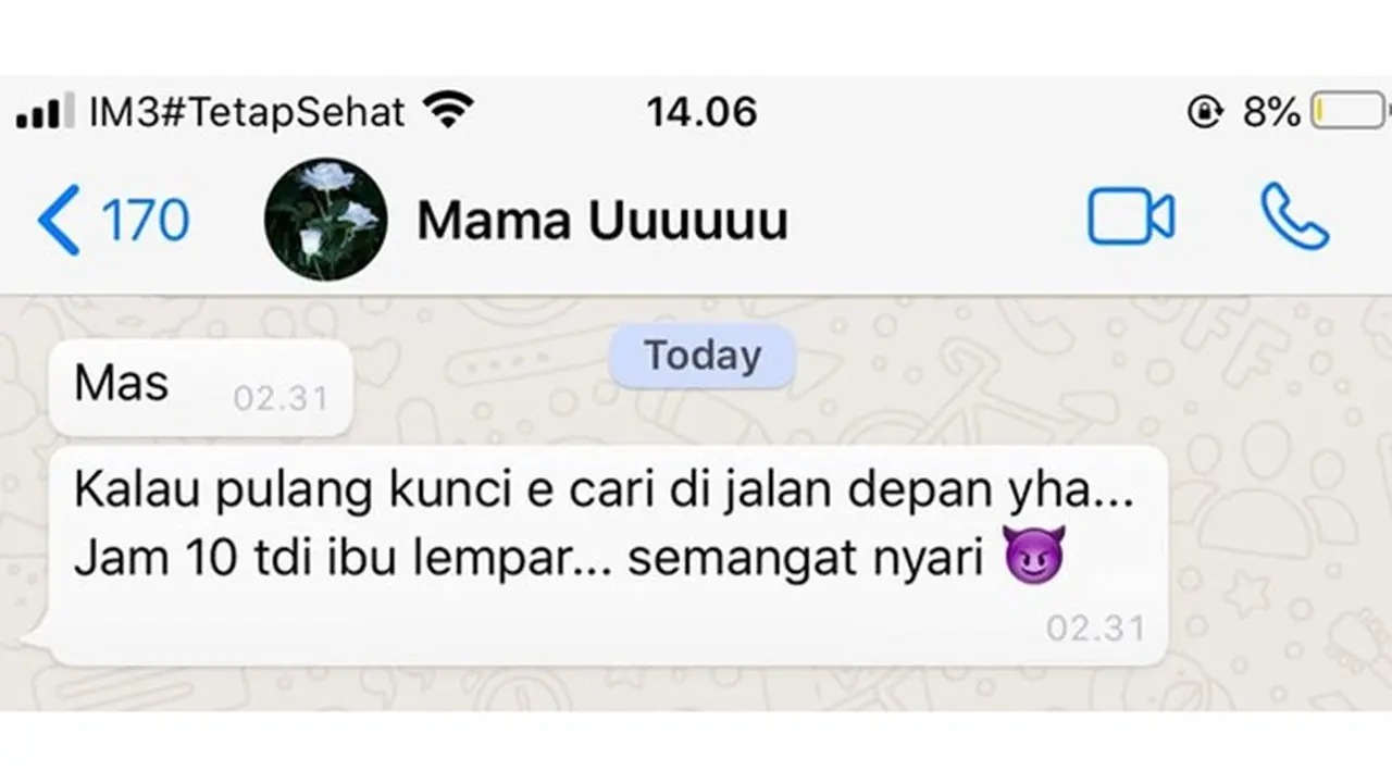 6 Chat Ibu Suruh Pulang Anak Ini Bikin Geregetan