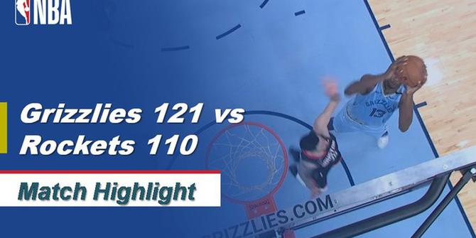 VIDEO: Highlights NBA 2019-2020, Memphis Grizzlies Vs Houston Rockets 121-110