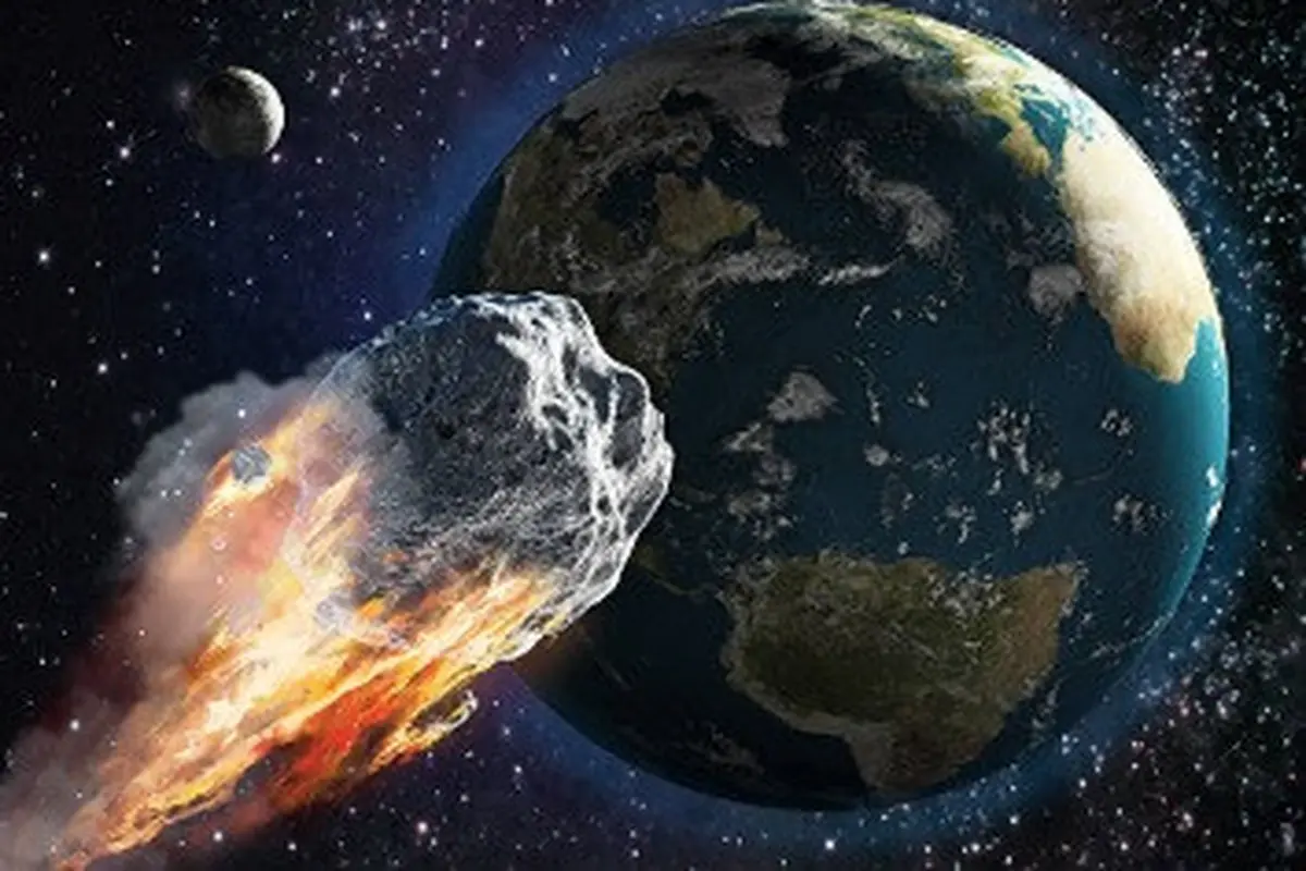 ilustrasi asteroid.