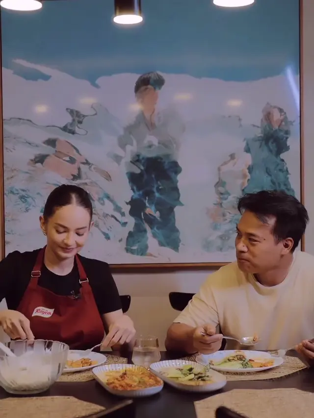 Enzy Storia miliki dapur minimalis (Instagram/enzystoria)