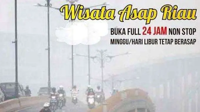 Meme-meme Kabut Asap Riau, Sindir Abis Pemerintah Indonesia