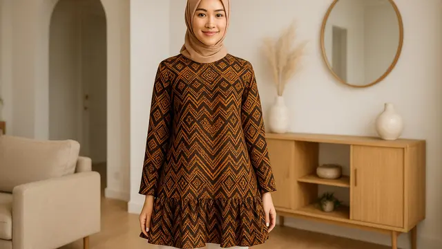 13 Pilihan Model Tunik Batik Simpel tapi Mewah, Cocok untuk Kondangan hingga Acara Resmi