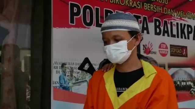 Tersangka pencurian panel surya lampu jalan Balikpapan