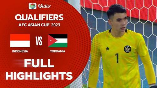 VIDEO: Highlights Timnas Indonesia Kalah 0-1 dari Yordania di Kualifikasi Piala Asia 2023