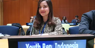 Selain cantik dan bersuara emas, Tasya Kamila juga memiliki prestasi yang gemilang di bidang akademik. Setelah berhasil mendapatkan beasiswa dari program LPDP, kini Tasya menjadi wakil Indonesia di forum PBB. (Instagram/tasyakamila)