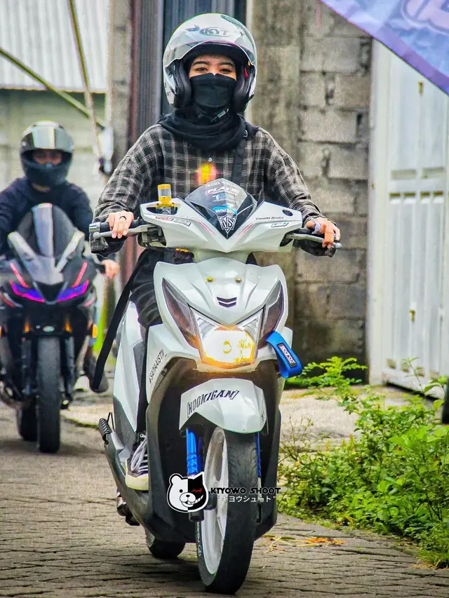 Modifikasi Honda Beat (Instagram/@saiyaaistii)