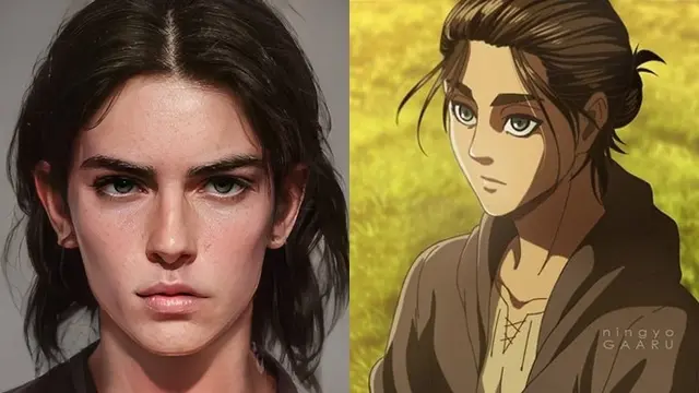 6 Kreasi Artificial Intelligence Anime Attack On Titan Ini Mirip Realita, Unik