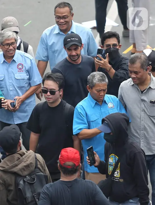Reza mengaku keputusan untuk ikut dalam aksi unjuk rasa menolak Revisi UU Pilkada karena merasa resah. (Liputan6.com/Angga Yuniar)