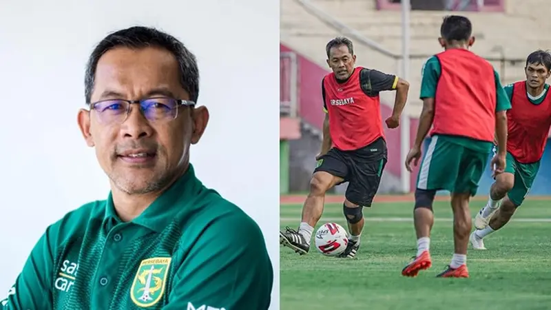 Diperpanjang Kontrak, Ini 5 Aksi Pelatih Aji Santoso saat Latihan Bareng Persebaya