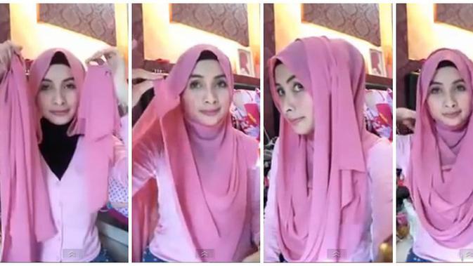 Tutorial Hijab Pashmina Praktis Untuk Ke Kantor Dan Santai Beauty Fimela Com