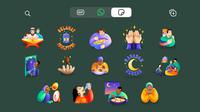 WhatsApp merilis paket stiker bertema Ramadan untuk para pengguna. (Dok: WhatsApp)