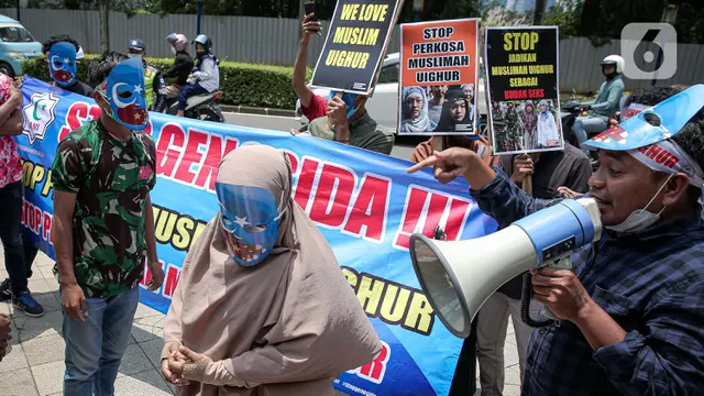 FOTO: Aksi Solidaritas untuk Muslim Uighur