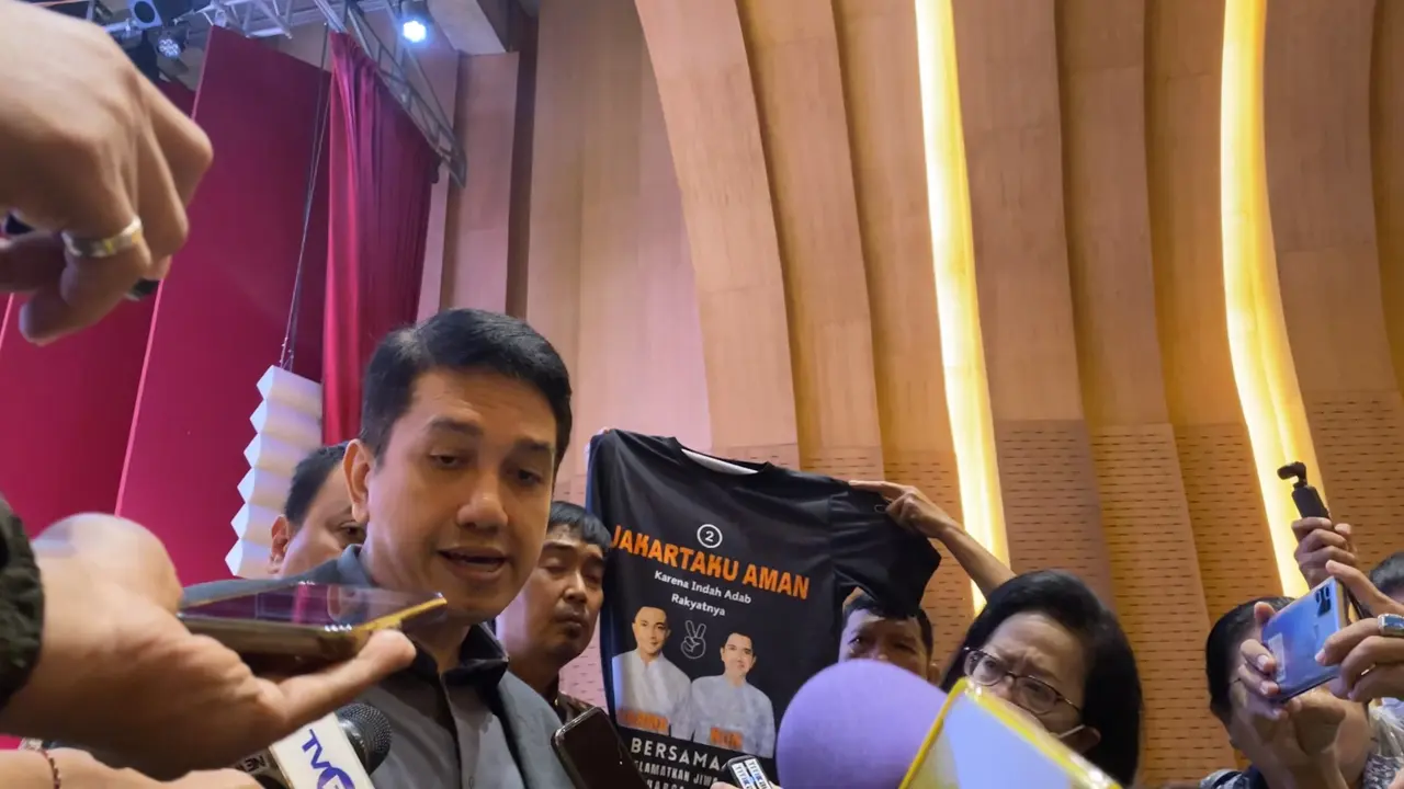 Calon wakil gubernur Jakarta nomor urut 2 Kun Wardana.
