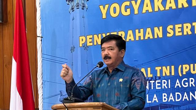 Menteri ATR/BPN Hadi Tjahjanto