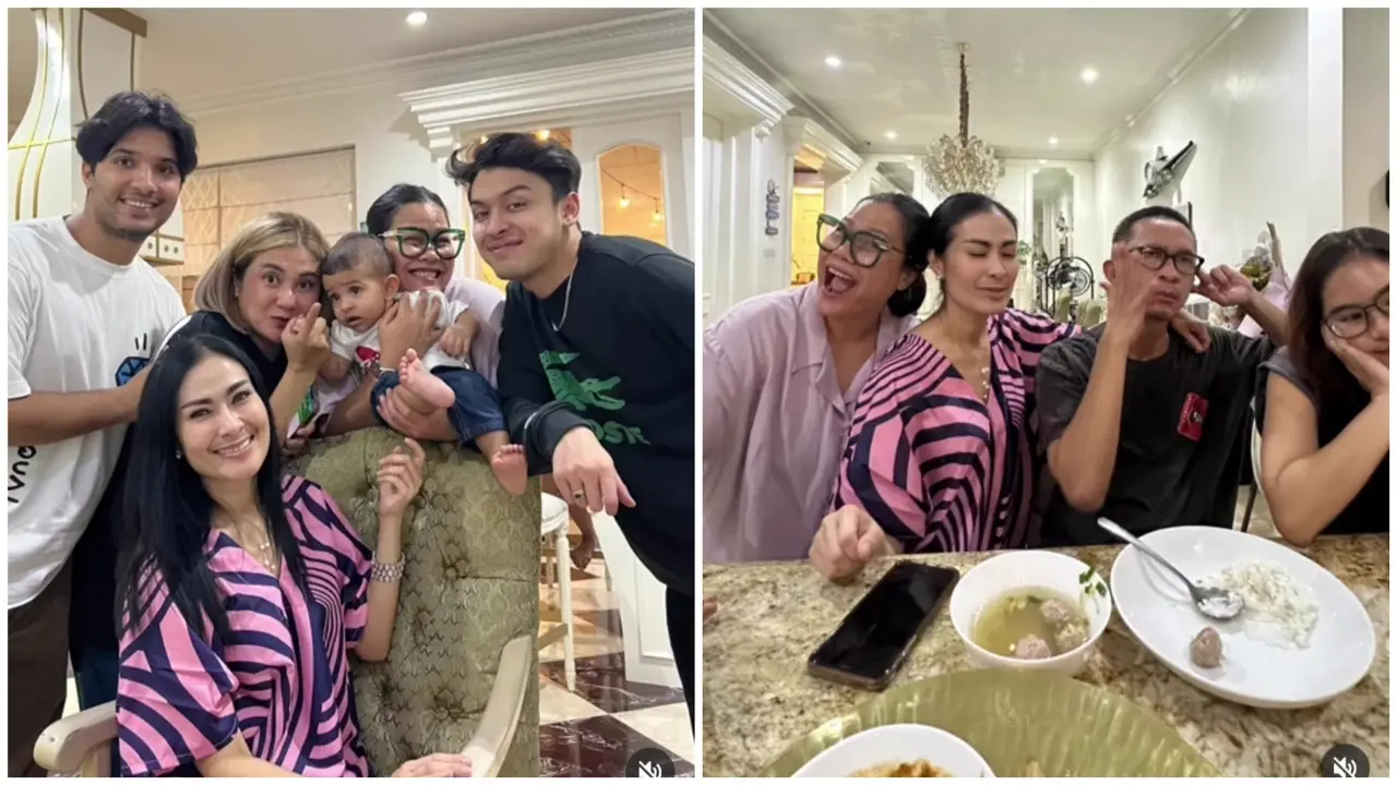 Iis Dahlia buka puasa bersama Gautam Nain dan teman artis (Foto: IG isdadahlia)