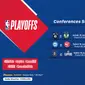 Link Live Streaming NBA Play Off Semifinal di Vidio 18 dan 19 Juni 2021. (Sumber : dok. vidio.com)