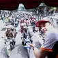 Marc Marquez naik Bandros di Bandung (ist)