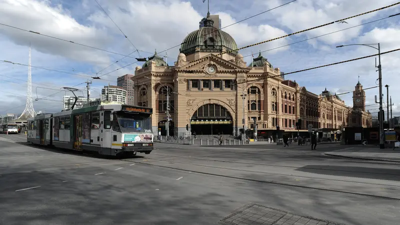 Suasana Melbourne Saat Masuk Pembatasan Tahap 4 Kasus Covid-19