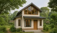 Inspirasi Rumah Mezzanine di Kampung (AI)