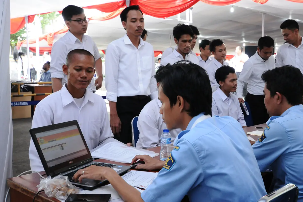 Ribuan Pelamar Ikuti Tes CPNS Kemenkumham