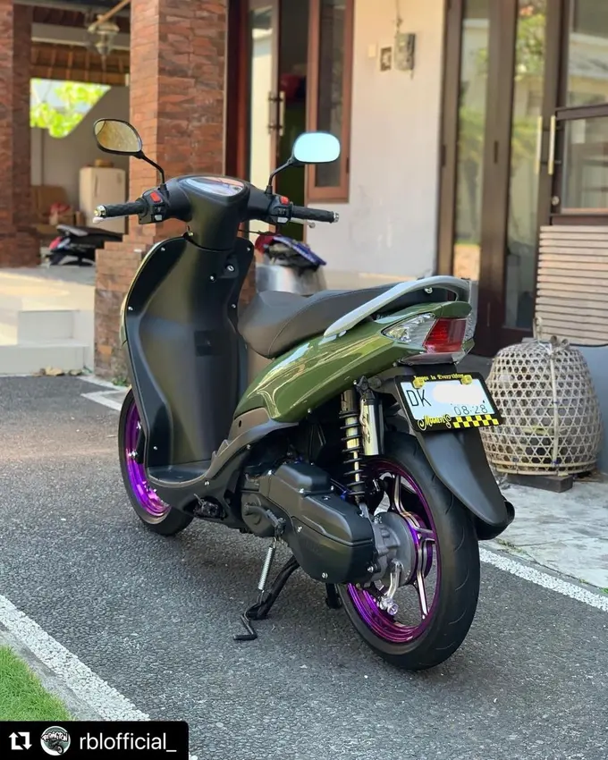 10 Potret Modifikasi Yamaha Mio Sporty Ini Bikin Kepincut, Dulu Motor ...