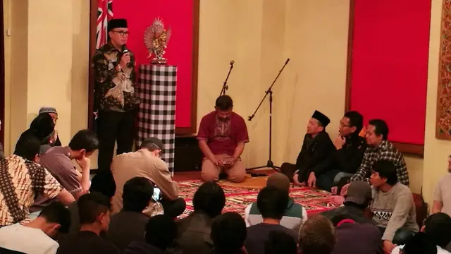 Tarawih di KBRI Wellington, Selandia Baru. (KBRI Wellington)​