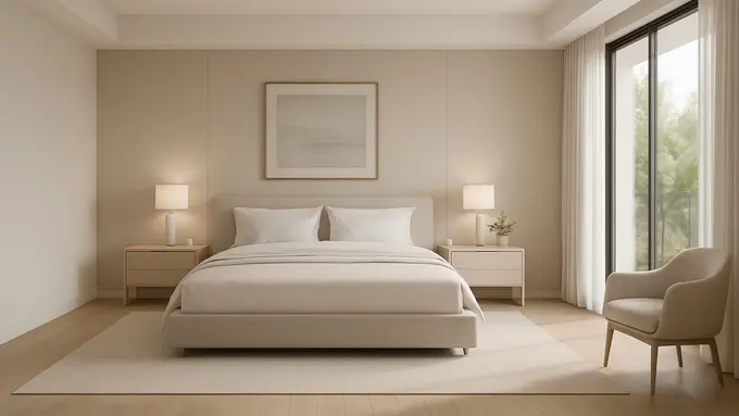 Model Kamar Tidur Luas Layaknya Hotel Bintang Lima/Ilustrasi gambar oleh AI