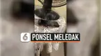 PONSEL MELEDAK DAN BERASAP SAAT DI CAS