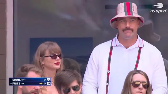 Taylor Swift dan Travis Kelce hadiri US Open 2024 (X/@usopen)