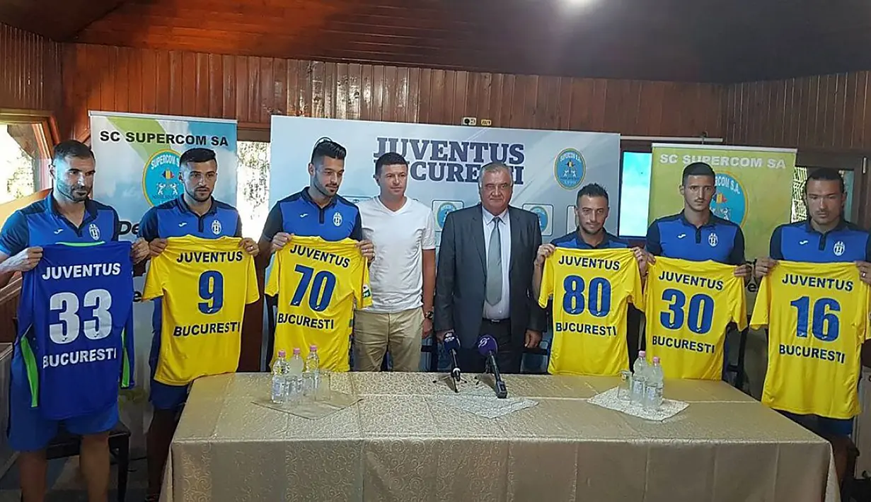 Juventus Bucharest atau Bucuresti didirikan di Rumania sebelum Perang Dunia II dan kembali muncul ke permukaan pada 1992. Pada awal musim 2018/2019 nama klub akhirnya berubah menjadi FC Colentina setelah pihak Juventus Italia mengancam menempuh jalur hukum atas kesamaan nama dan logo klub.(www.gsp.ro/fotbal/liga-1)