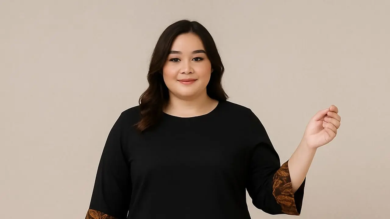 Model Tunik Batik untuk Orang Gemuk agar Terlihat Langsing