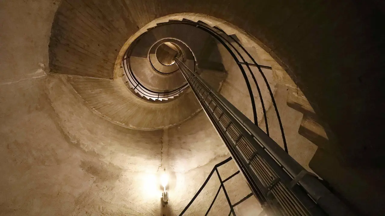 Bagian dalam bunker di Rhineland-Palatinate 