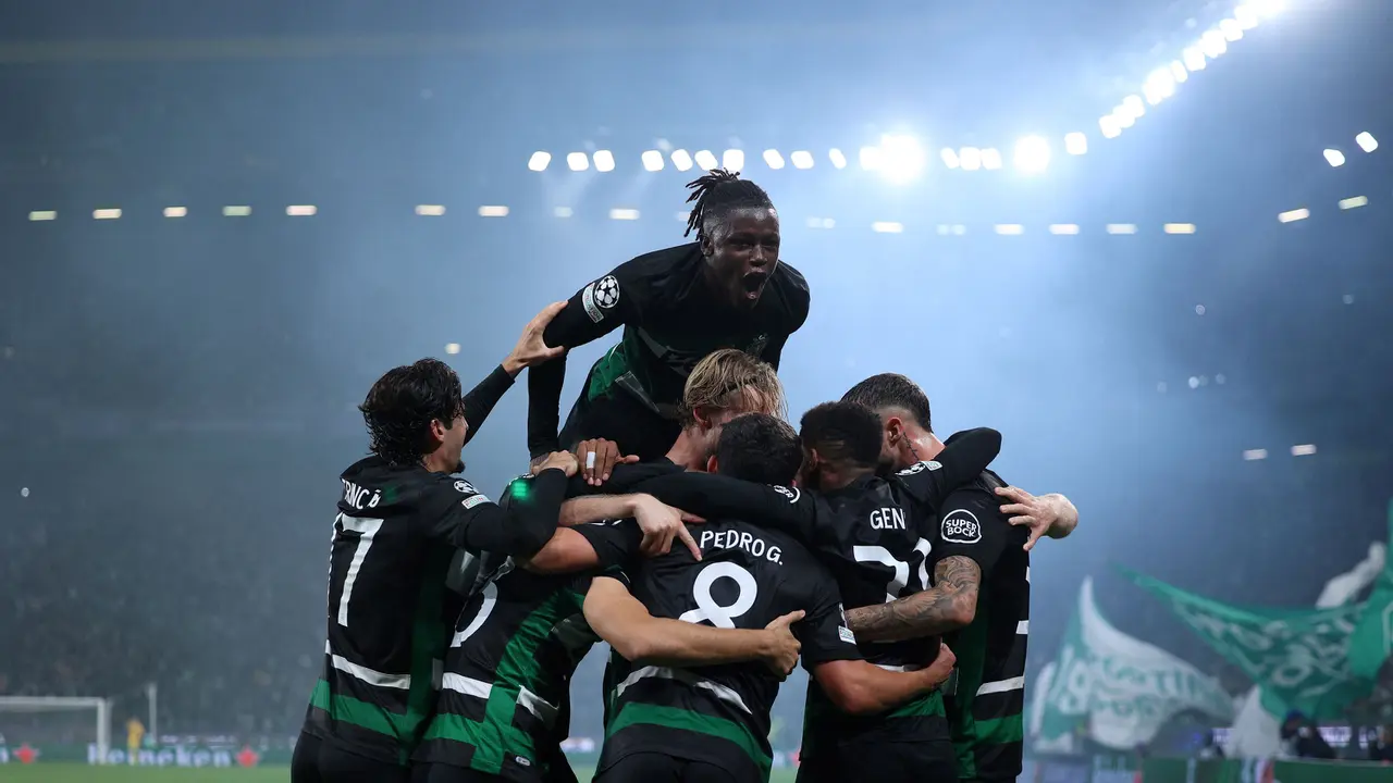 Foto: Persembahkan Kemenangan Besar, Calon Pelatih MU Roben Amorim Bawa Sporting CP Bantai Manchester City 4-1 di Liga Champions