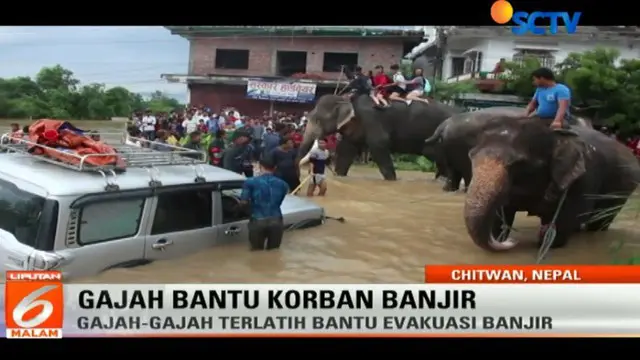 Bencana banjir tengah melanda sebagian wilayah selatan Nepal, Bangladesh serta di utara India.